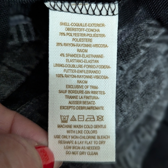 Free People Gray Floral Lace Fit & Flare Mini Dress with Beaded Neckline Size S - Picture 7 of 8